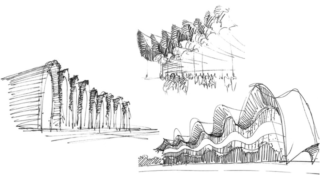 architectural sketches